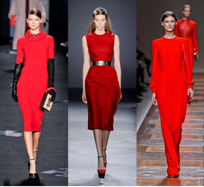 Красный цвет в одежде: равнение на красоту